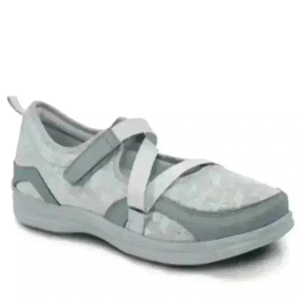Apex Women's Orthopedic Mesh Mary Jane 8.5 Wide/ Gray
